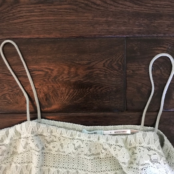 Kimchi Blue Urban Outfitters Mint Lace Dress - Picture 6 of 7